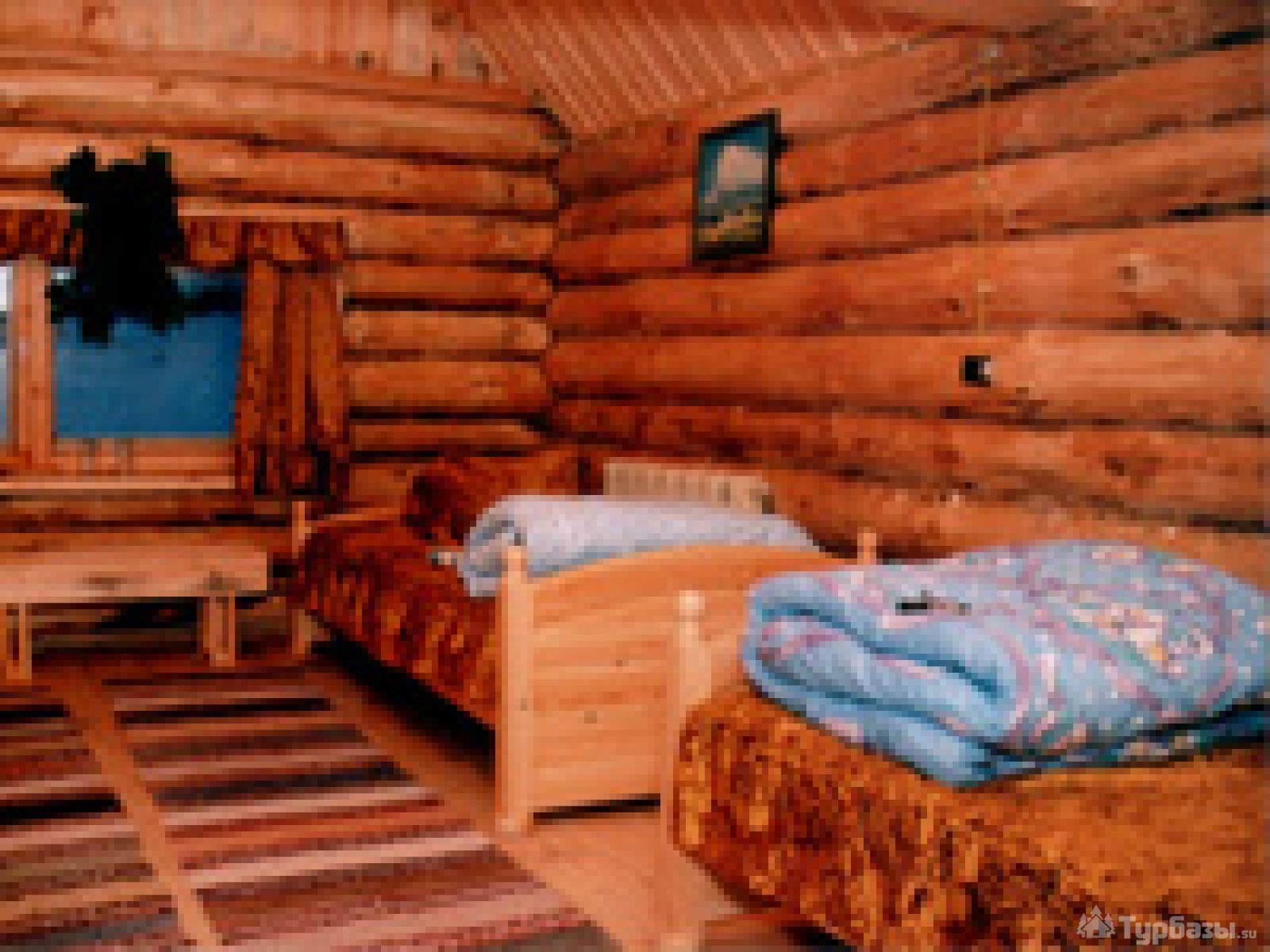 2-х местный деревянный домик