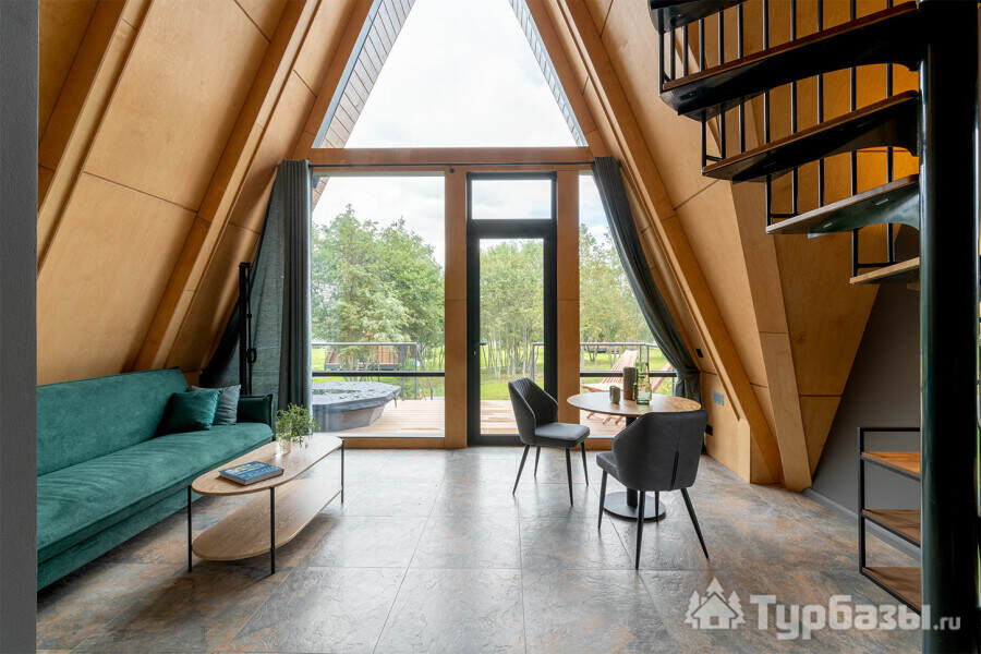 Дом с электрокамином №5. Можно с собаками