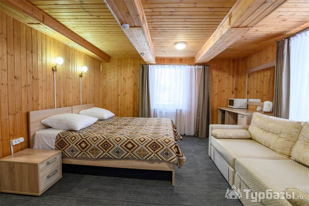 Однокомнатный двухместный номер 1 кат. (комфорт) в Срубе №3