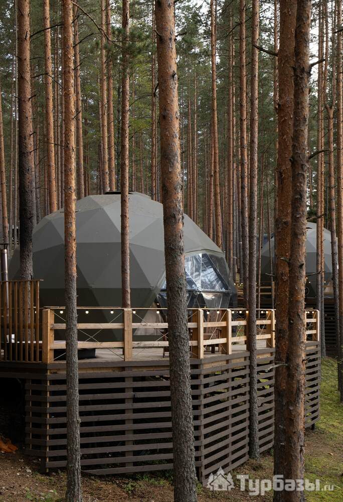 Видовой дом лодж с купелью