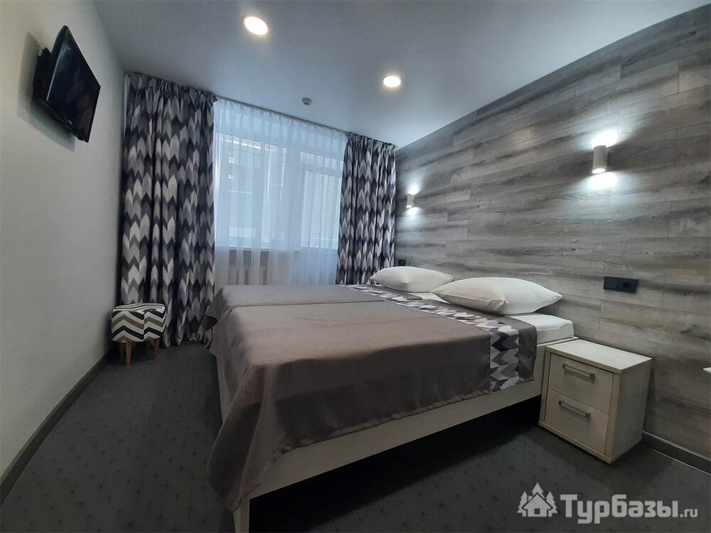 Однокомнатный двухместный номер 1 категории в 4 корпусе